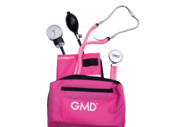 KIT TENSIOMETRO Y FONENDOSCOPIO RAPPAPORT ROSA NEON