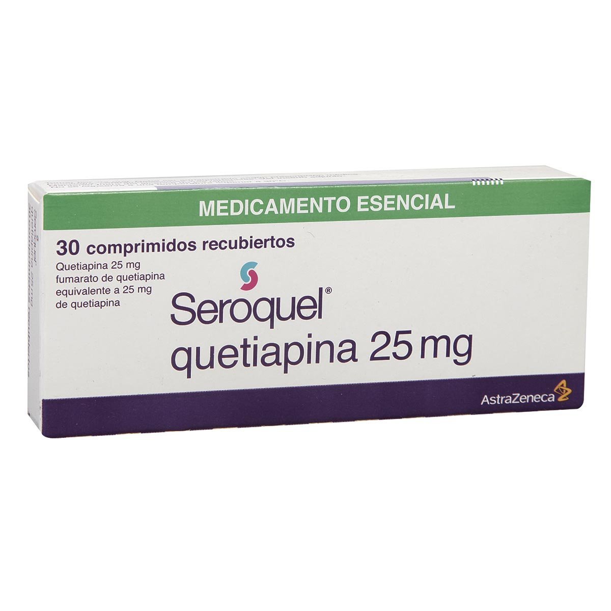 Seroquel Quetiapina 25 mg Caja x 30 Tabletas