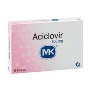 ACICLOVIR 800 MG 10 TABLETAS MK