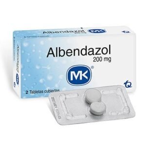 ALBENDAZOL 200 MG 2 TABLETAS MK
