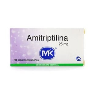 AMITRIPTILINA 25 MG 30 TABLETAS MK