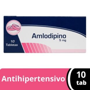 AMLODIPINO 5 MG 10 TABLETAS COA
