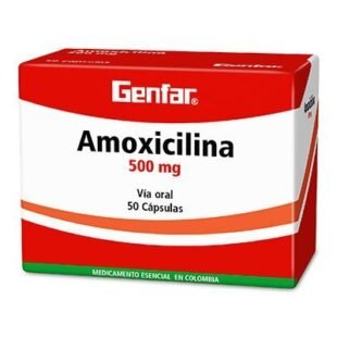 AMOXICILINA 500 MG 50 CAPSULAS GF