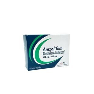AMZOL FEM 500/100 MG 10 OVULOS ICOM