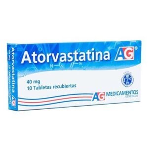 ATORVASTATINA 40 MG 10 TABLETAS AG