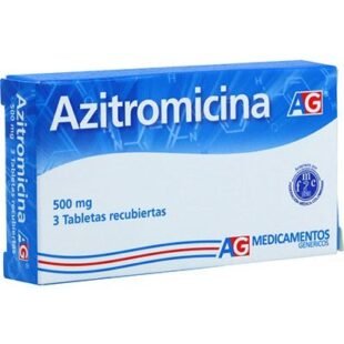 AZITROMICINA 500 MG 3 TABLETAS AG