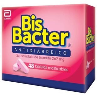 BISBACTER 262 MG 48 TABLETAS