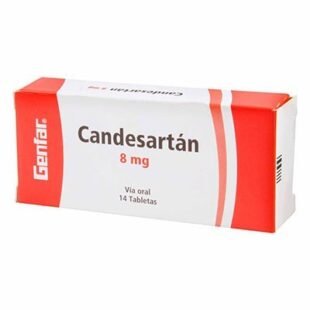 CANDESARTAN 8 MG 14 TABLETAS GF(P)7862
