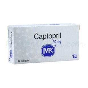 CAPTOPRIL 50 MG 30 TABLETAS MK
