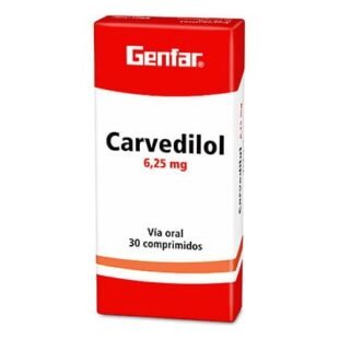 CARVEDILOL 6.25 MG 30 TB GF(M)7410