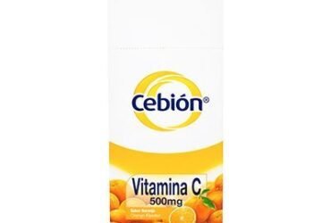 CEBION MASTICABLE NARANJA 100 TABLETAS