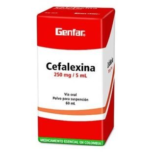 CEFALEXINA 250 MG SUSPENSION 60 ML GF