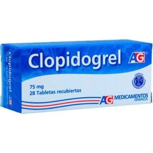 CLOPIDOGREL 75 MG 28 TABLETAS AG(P)43134