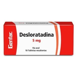 DESLORATADINA 5 MG 10 TABLETAS GF