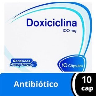 DOXICICLINA 100 MG 10 TBS COA