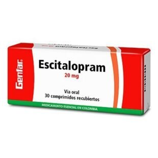 ESCITALOPRAM 20MG 30 COMPRIMIDOS GF(PAE)