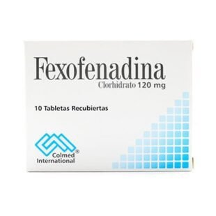 FEXOFENADINA 120 MG 10 TABLETAS PC
