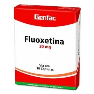 FLUOXETINA 20 MG 10 CAPSULAS GF