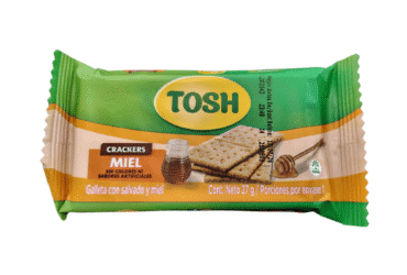 GALLETA TOSH CRACKERS MIEL 27GR
