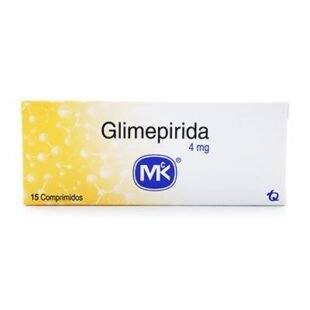GLIMEPIRIDA 4 MG 15 TABLETAS MK