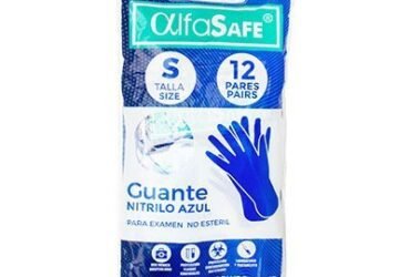 GUANTES NIT.ALFASAFE AZUL TALLA S 12 UND