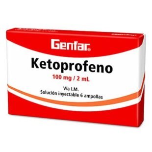 KETOPROFENO 100 MG 6 AMPOLLAS GF
