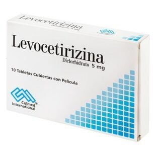 LEVOCETIRIZINA 5 MG 10 TABLETAS PC