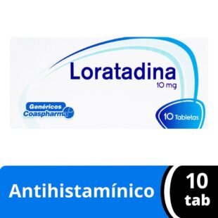 LORATADINA 10 MG 10 TABLETAS COA