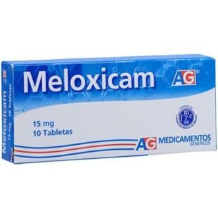 MELOXICAM 15 MG 10 TABLETAS AG