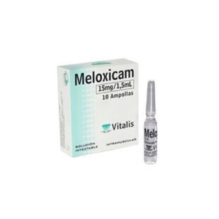 MELOXICAM 15 MG/1.5 ML 10 AMPOLLAS VT
