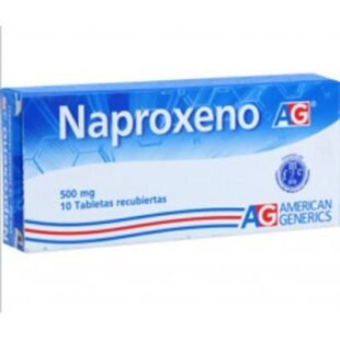 NAPROXENO 250 MG 10 TABLETAS AG