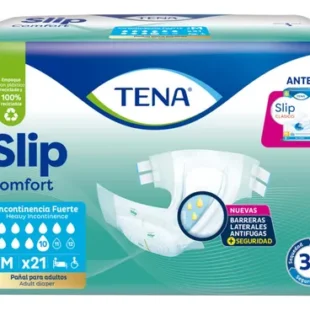 PAÑAL TENA BASIC MEDIANO SLIP CLASICO 21 UNIDADES