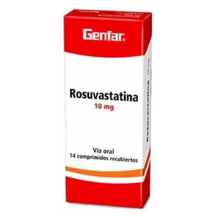 ROSUVASTATINA 10 MG 14 TABLETAS GF