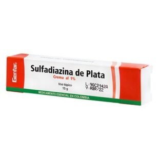 SULFADIAZINA DE PLATA 15 GR GF