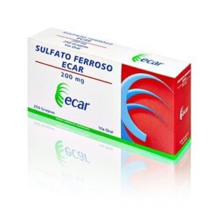 SULFATO FERROSO 200 MG 250 GRAGEAS EC