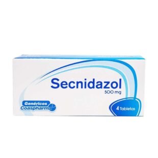 SECNIDAZOL 500 MG 4 TABLETAS COA