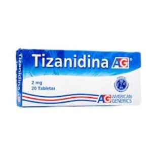 TIZANIDINA 2 MG 20 TABLETAS AG