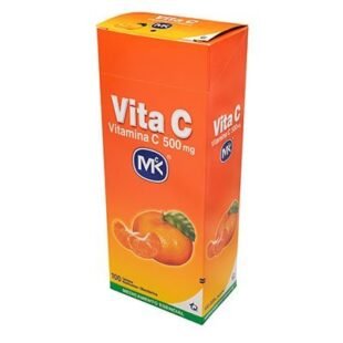VITA C 500 MG MANDARINA 100 TBS MK