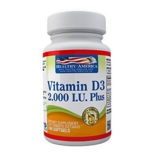 VITAMIN D3 2000 IU 100 SOFTGELS IVA