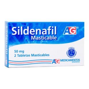 SILDENAFIL MASTICABLE 2 TABLETAS AG