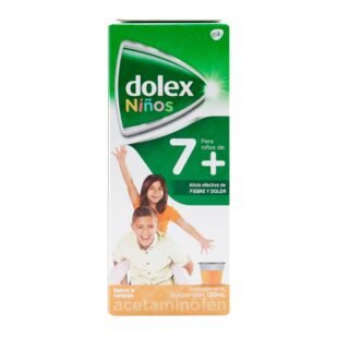 DOLEX JARABE NINOS 120 ML 7+