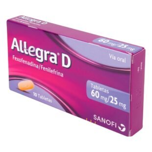 ALLEGRA D 60 MG/25 MG 10 TBS (3%+)(PAE)
