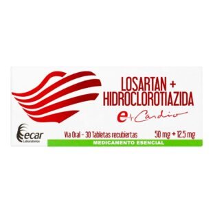 LOSARTAN 50 MG+HCT 12.5 MG 30 TBS EC