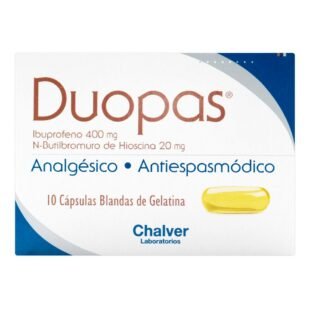 DUOPAS 400/20 MG 10 CAP BLAN.DE GELATINA