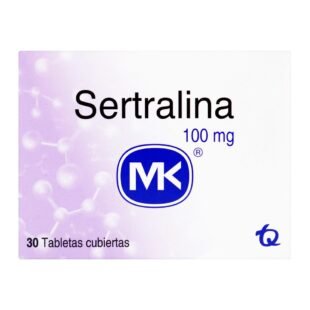 SERTRALINA 100 MG 30 TABLETAS MK(PAE)