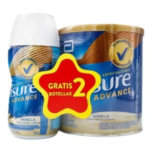ENSURE ADV.VAINILLA 400 GR+2 ADV 220 ML