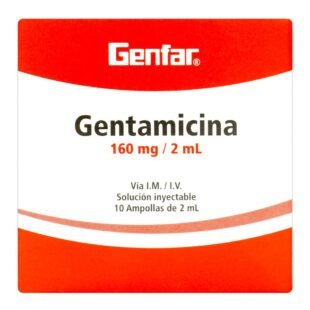 GENTAMICINA 160MG/2ML 10 AMP GF