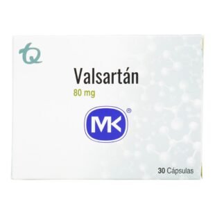 VALSARTAN 80 MG 30 CAPSULAS MK