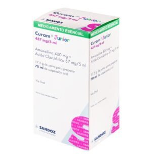 CURAM JUNIOR 457 MG SUSP. 70 ML (3%+)