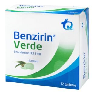 BENZIRIN VERDE EUCALIPTO 12 TABLETAS